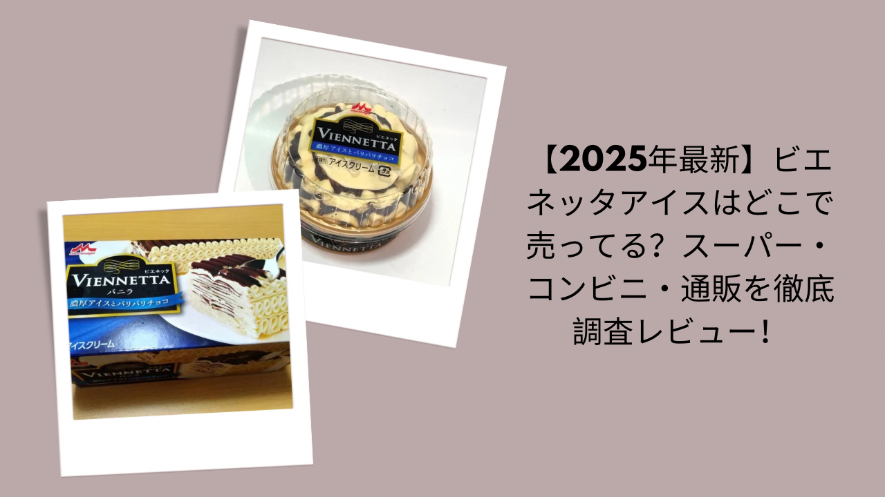 【2026年最新】ビエネッタアイスはどこで売ってる？スーパー・コンビニ・通販を徹底調査レビュー！