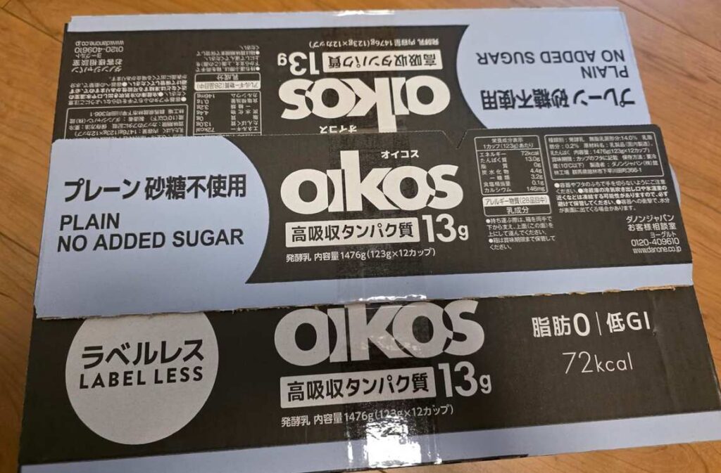 DANONE オイコス ヨーグルト 12個×2