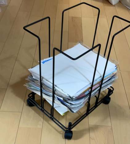 【BLKP】 パール金属(PEARL METAL) 収納 ストッカー 新聞紙 新聞