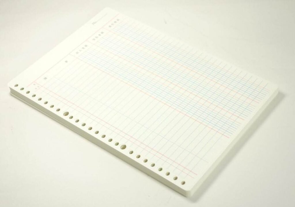 コクヨ 三色刷ルーズリーフ B5 金銭出納帳 26穴 100枚 リ-101