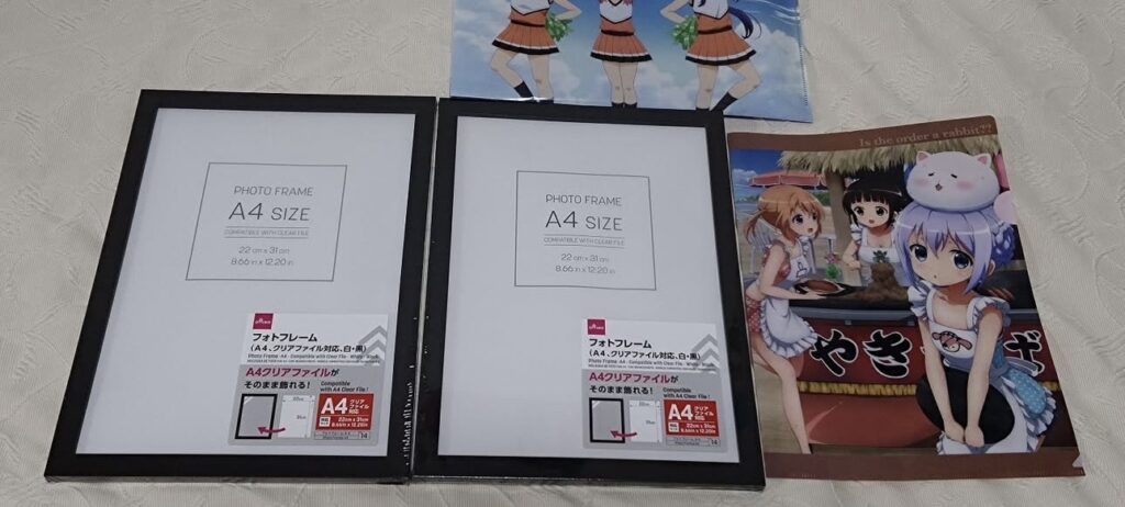 ダイソー 額縁 レビュー サイズ 種類, ダイソー 額縁 サイズ 一覧 A4 B5, ダイソー 額縁 活用術 飾り方 アイデア, 100均 額縁 おすすめ フォトフレーム 比較