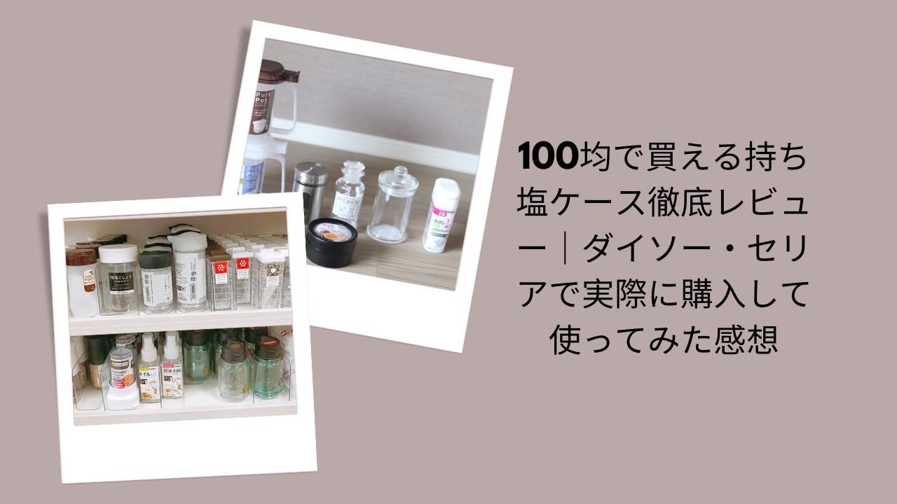 100均で買える持ち塩ケース徹底レビュー｜ダイソー・セリアで実際に購入して使ってみた感想
