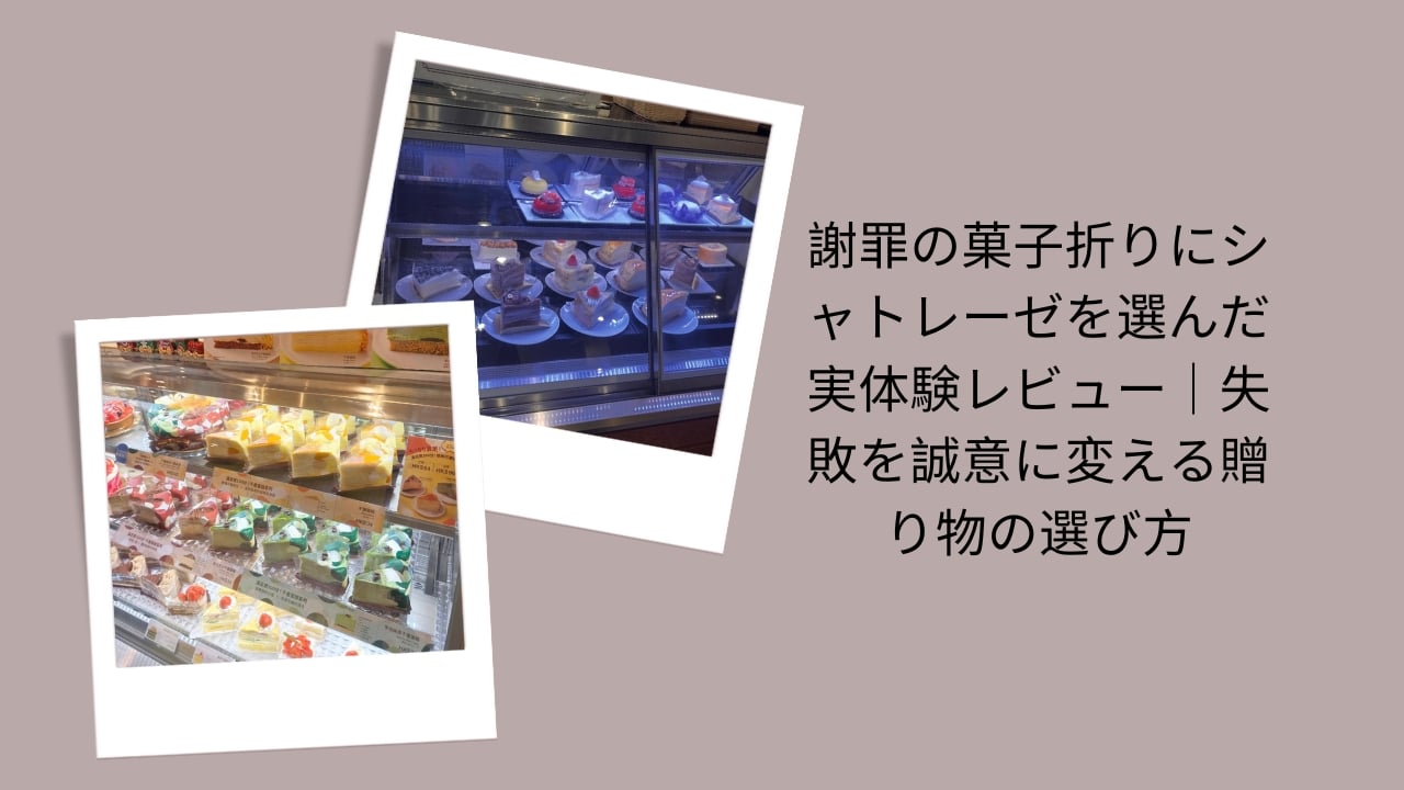 謝罪 菓子折り シャトレーゼ, 菓子折り 謝罪 何がいい, 謝罪 ギフト 実体験, シャトレーゼ 手土産 お詫び, 謝罪 贈り物 選び方