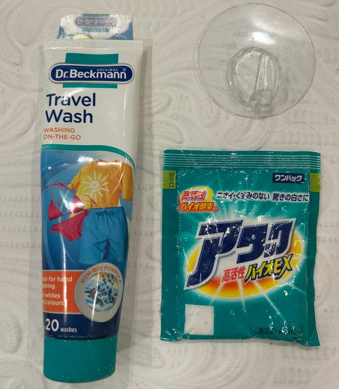 100均旅行用洗濯洗剤の選び方の注意点