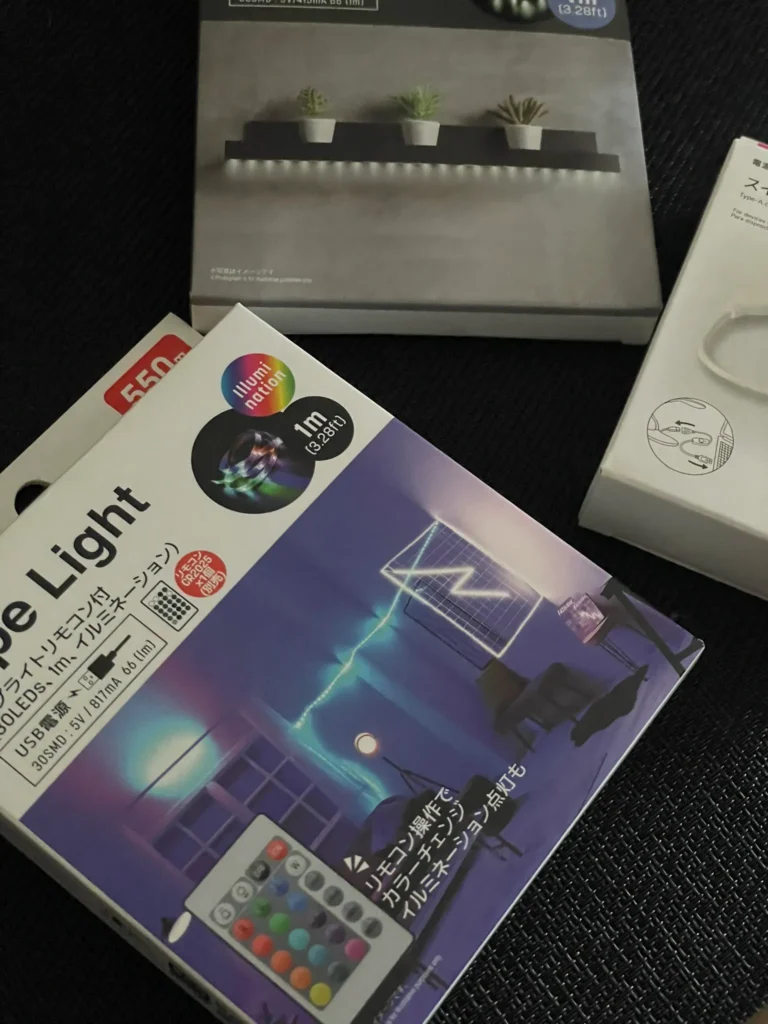 ダイソーのテープライトはオンラインでも買えますか？