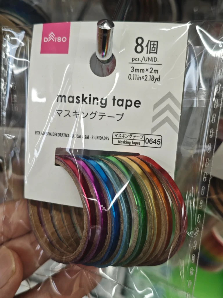 ダイソーのマスキングテープの種類と特徴